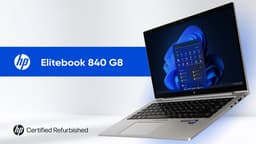 HP EliteBook 840 G8 - Certified Refurbished - 14" FHD - Intel Core i5-1145G7 - 256 GB SSD - 16 GB RAM - Windows 11 Pro — thumbnail 3