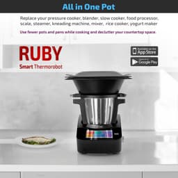 SnelShoppen - Zilan RUBY Thermorobot Multifunctionele Keukenmachine met Wifi, 18 Functies, 7 Inch TFT-Kleuren-Touchscreen, Geïntegreerde Weegschaal, A — thumbnail 3