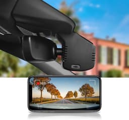 Dashcam 4K Geschikt voor Volkswagen Tiguan MK3 2024-2026 (6766 Zwart), OEM Auto Camera, 2160P UHD Video Wifi, Parkeermonitor, G-Sensor, Loop Opname, WDR Dash Cam Car, Plug&Play, 64GB Kaart — thumbnail 1