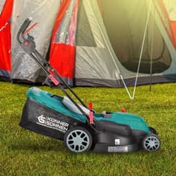 Elektrische Grasmaaier – Elektrische Maaier – Benzinevrije Grasmaaier – Tuinmaaier – Mulchmaaier – 1800 W Motor – 42 cm Maaibreedte — thumbnail 4