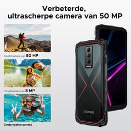 DOOGEE Blade 10 Pro Energy 4.5G - Robuuste Telefoon - Smartphone - Android 16 - 6150mAh/18W - 10.7mm - 50MP Camera - Gemini AI - UNISOC T7250 - 12 GB RAM+128 ROM（2TB/TF) - 6,56-inch HD+ 90Hz - Widevine L1 - Face ID - NFC - Drie sleuven - Grijs — thumbnail 5