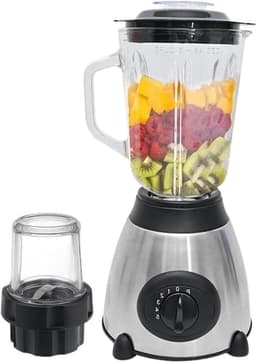 Keukenmachine - Blender Kruidenmolen - Smoothies Maken - Dubbele Functie - 15 liter - Zwart — thumbnail 1