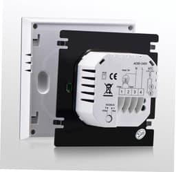 Slimme Thermostaat - Verwarming Thermostaat - Energie Besparen - Wekelijks Programmeerbaar - 8.6 x 8.7 cm - Zwart — thumbnail 4