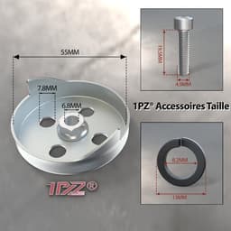 SnelShoppen - Pull Starter 1PZ FH2-PS4 voor 33cc 43cc 52cc Mini Pocket Dirt Bike Scooter 2-Takt Launcher Recoil Vervanging voor Grasmaaier en Auger — thumbnail 2