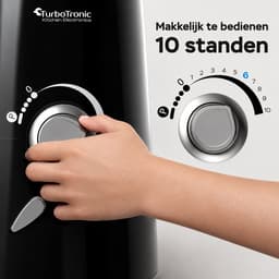 TurboTronic TT-006 / Keukenmachine - Staande Keukenmixer- keukenrobot -Foodprocessor - 5 Liter - 2000W - Zwart — thumbnail 4