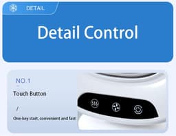 KZQ Slimme Persoonlijke Mini Airco Ventilator Met 5 Snelheden En 70 Graden Oscillatie Draagbare Verdampingskoeler Voor Slaapkamer En Bureau Stil — thumbnail 4