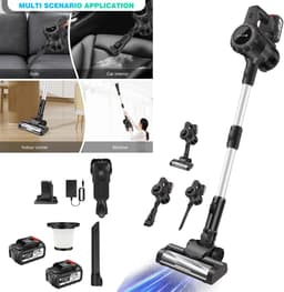 Velori Draadloze Steelstofzuiger 30000Pa - 3-in-1 Handstofzuiger - Zakloze Steelstofzuiger - HEPA Filter - 2 Accu's 3.0Ah - 3800W — thumbnail 3