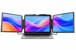 HomeGoodies - Portable monitor - Laptopschermen - Drievoudig beeldscherm - Past op 13-17 inch - Voor Mac, Windows Chrome - Universeel — thumbnail 1