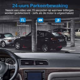 NIVA® Dashcam - 32GB - Dashcam voor En Achter - Dashcam voor Auto - Zwart - 14cm x 11cm x 7cm — thumbnail 3