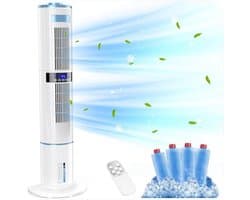 Draagbare Airco - Luchtkoeler - Ruimte Koelen - 360 Graden Oscillatie - 4 Liter Tank - Wit