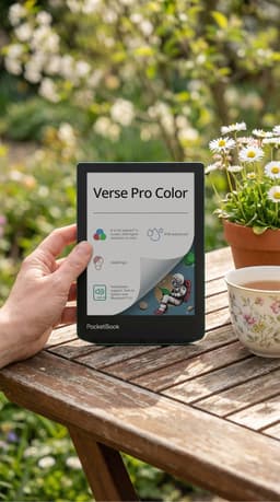 PocketBook Verse Pro Color e-reader Sage Glow – 6 inch – 16 GB – waterdicht + Bloemen hoesje – voordeelbundel — thumbnail 5