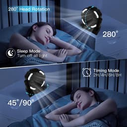 20000 mAh USB-campingventilator met LED-verlichting, draagbare oplaadbare bureau-/tentventilator met afstandsbediening en haak, 270° draaibare kop voor vissen en als windscherm. — thumbnail 4