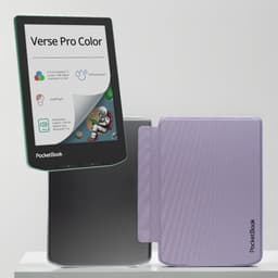 PocketBook Verse Pro Color e-reader Sage Glow – 6 inch – 16 GB – waterdicht + Transparant Paars hoesje – voordeelbundel — thumbnail 1
