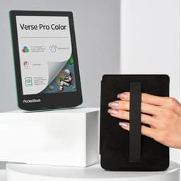 PocketBook Verse Pro Color e-reader Sage Glow – 6 inch – 16 GB – waterdicht + Zwart met elastiek hoesje – voordeelbundel — thumbnail 1