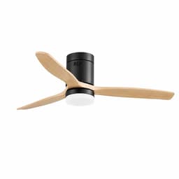 CristalRecord - Plafondventilator Nine Ø 132 cm hout zwart — thumbnail 4