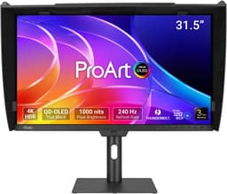 ASUS ProArt Display PA32USD - 44 OLED Grafisch Design Monitor - 99% DCI-P3, ΔE < 1, 240Hz, Self / Auto Calibration - USB-C 96W - Thunderbolt 4 - USB Hub - Dual 12G-SDI - 32 Inch — thumbnail 1