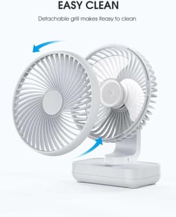 Mini Airconditioner - Mobiele Airconditioner - Draagbare Luchtkoeler - USB Bureauventilator - Luchtbevochtiger - Koelventilator - Wit - Voor Thuis - Kantoor - Slaapkamer — thumbnail 2