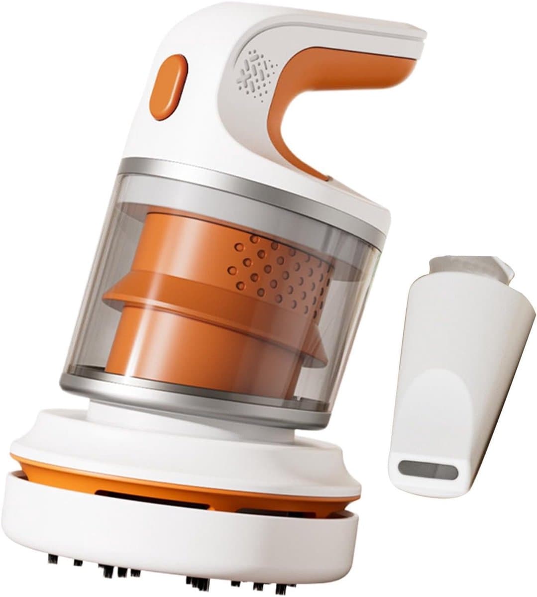 KZQ Draadloze mini stofzuiger voor computer en toetsenbord - Compact handheld apparaat voor stofverwijdering bij elektronica - Draagbaar en effectief - Oranje — afbeelding 1