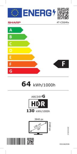 SHARP 50HR7265E - Televisie - 50 Inch - Modern Design — thumbnail 2