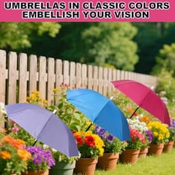 3e Verstelbare Plantenparasol, Grote waterdichte Tuinparasols Duurzaam Buitenzonwering voor Potplanten Bloemen Groenten — thumbnail 4