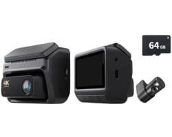 Dashcam Auto Camera Voor en Achter - 4K Beeld - 64GB SD Kaart - 3 Inch Beeldscherm - GPS - DDPAI Z60