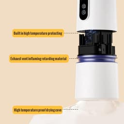 Draagbare wasdroger – Mini Elektrische Opvouwbare Droogmachine Met Droogtas – 360° Hetelucht Drogen Met Slimme Timing – Energiezuinige en stille kledingdroger – Handige opvouwbare elektrische droogmachine voor dagelijks gebruik en vakantie — thumbnail 2