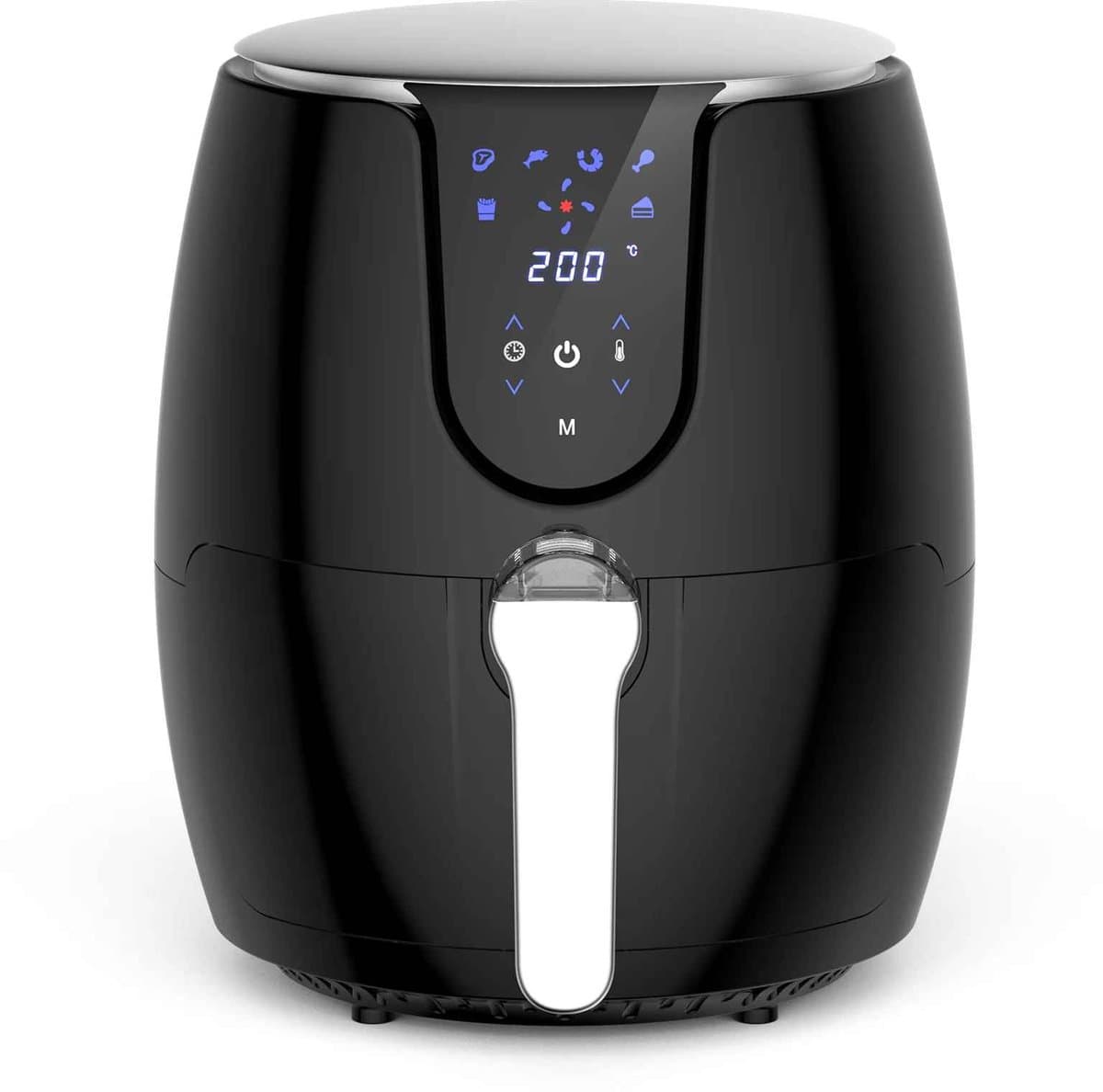Casa Living Heteluchtfriteuse - 3,5L Airfryer - 1500W Vermogen - 12 Programma's - Vaatwasserbestendige Bak - Compact Design — afbeelding 1