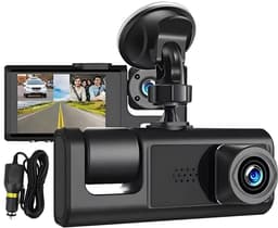 Autocamera - Automatische autocamera - Videorecorder - DVR met G-sensor - 1080p Full HD - C309 Dubbele opname - Parkeerbewakingsmodus - Zwart — thumbnail 5