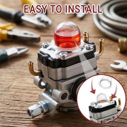 SnelShoppen - 10 Stuks Carburateur Eerste Gloeilamp Voor Grasmaaier & Bosmaaier, Starter Voor Benzine, Transparant, Hoogwaardige Accessoires, Geschikt — thumbnail 4