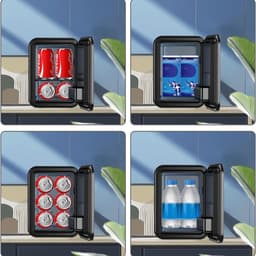 SP® Mini Koelkast - 4L Capaciteit - Minibar - Skincare Koelkast - Zwart - 25cm x 19cm x 26cm — thumbnail 3