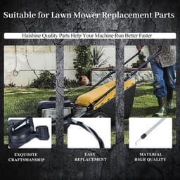 Gas- en choke-kabel geschikt voor CUB Cadet XT1, XT2, SLX54, GX54, GX50 en ST54 grasmaaiers, duurzame reservekabel voor eenvoudige bediening — thumbnail 5