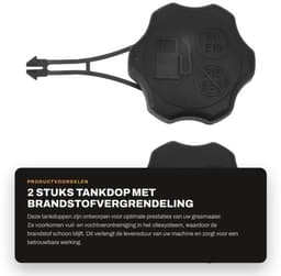 Tankdop Efficiënte Brandstofvergrendeling - Geschikt voor Grasmaaier - Motorgrasmaaier - Verlengde Levensduur - Voorkomt Vuil/Vocht - Optimale Productprestaties - Brandstoftankdeksel — thumbnail 4