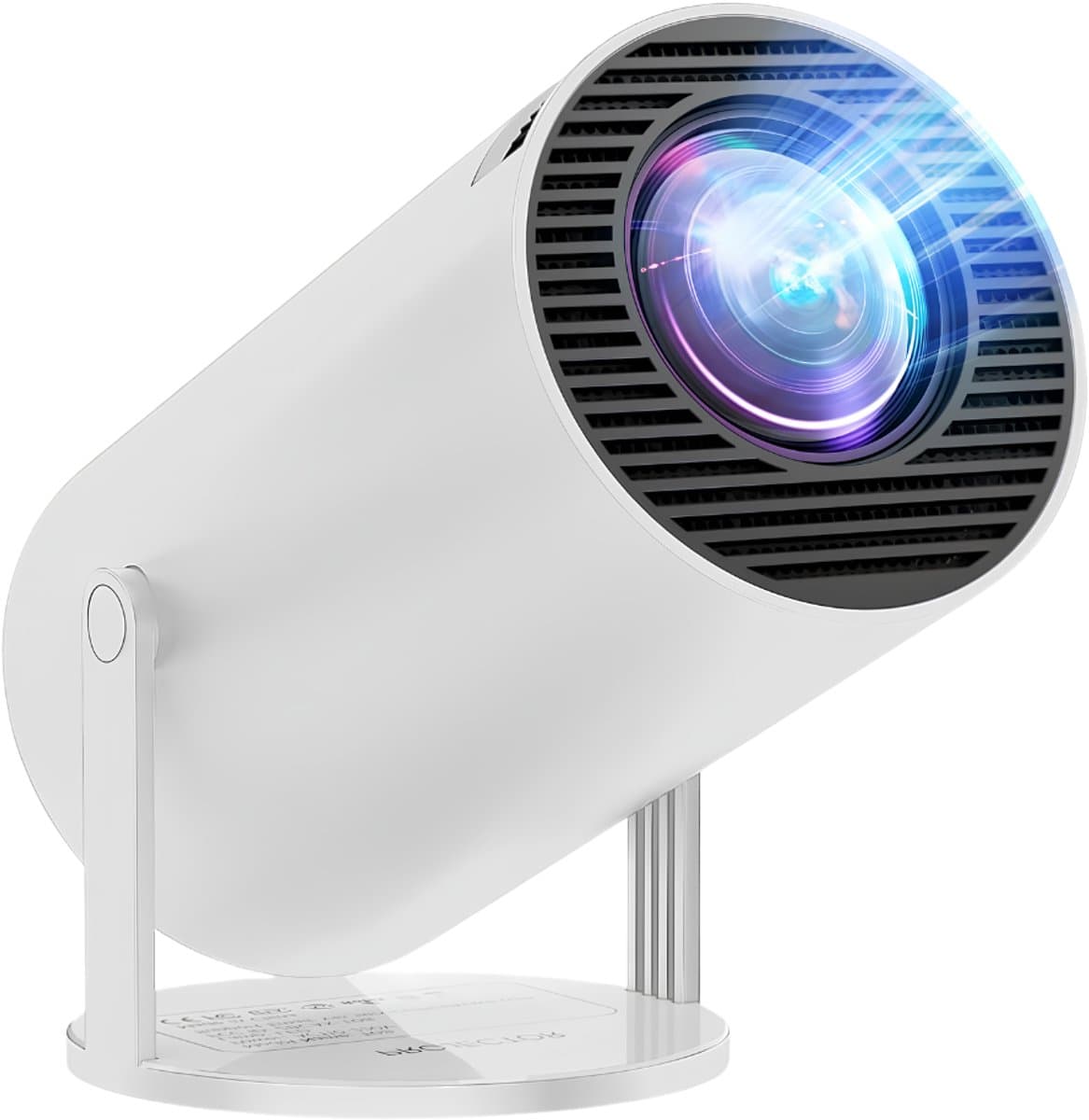 Lìon® Mini Beamer - Beamer - Projector - Wit - 10cm x 10cm x 15cm — afbeelding 1