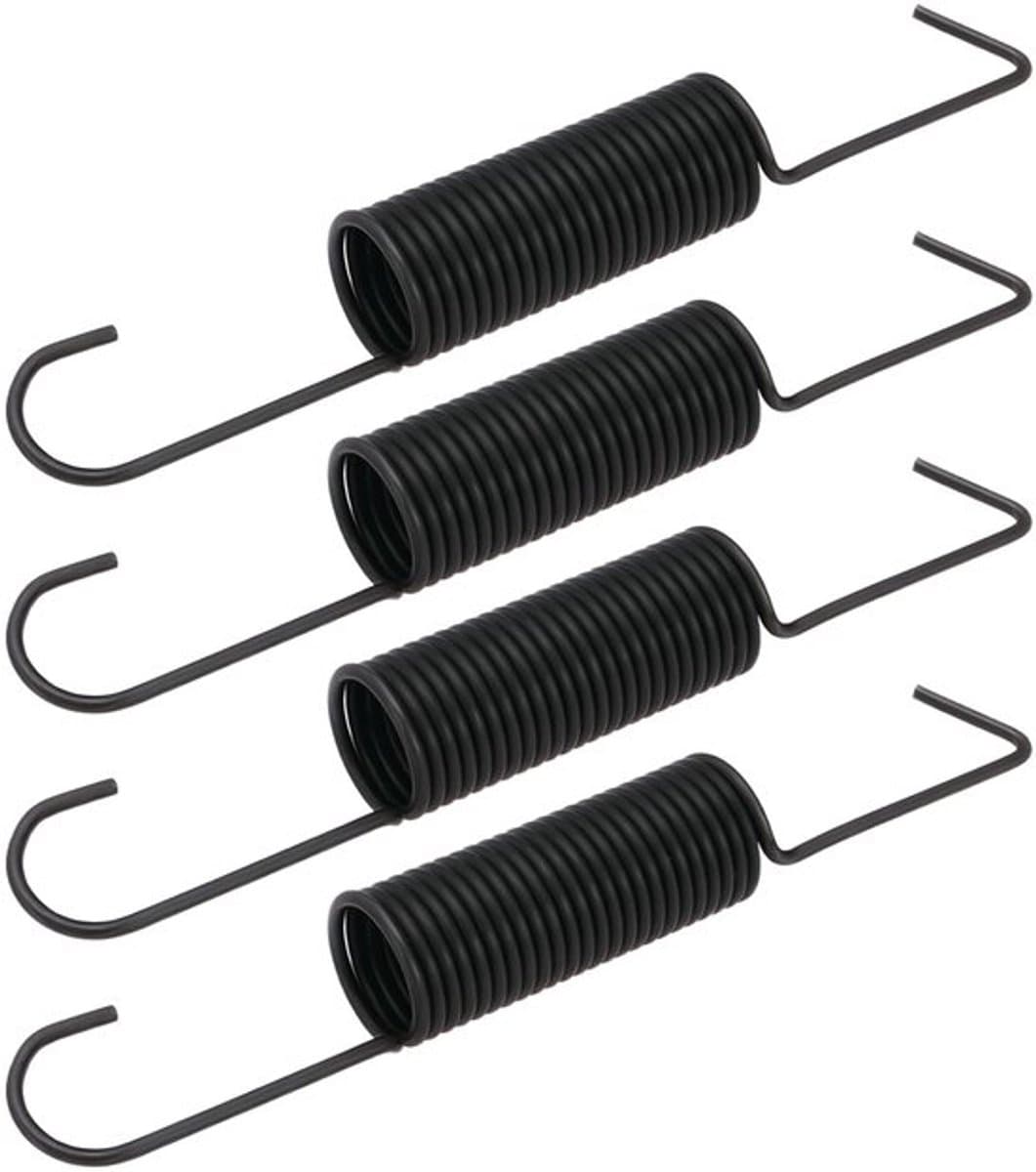 Maaierdeck Riem - 4 Stuks - Compatibel met John Deere - Vervanging GX20377/GX21582 - Metaal - Zwart - Eenvoudig te installeren - Grasmaaieronderdeel — afbeelding 1