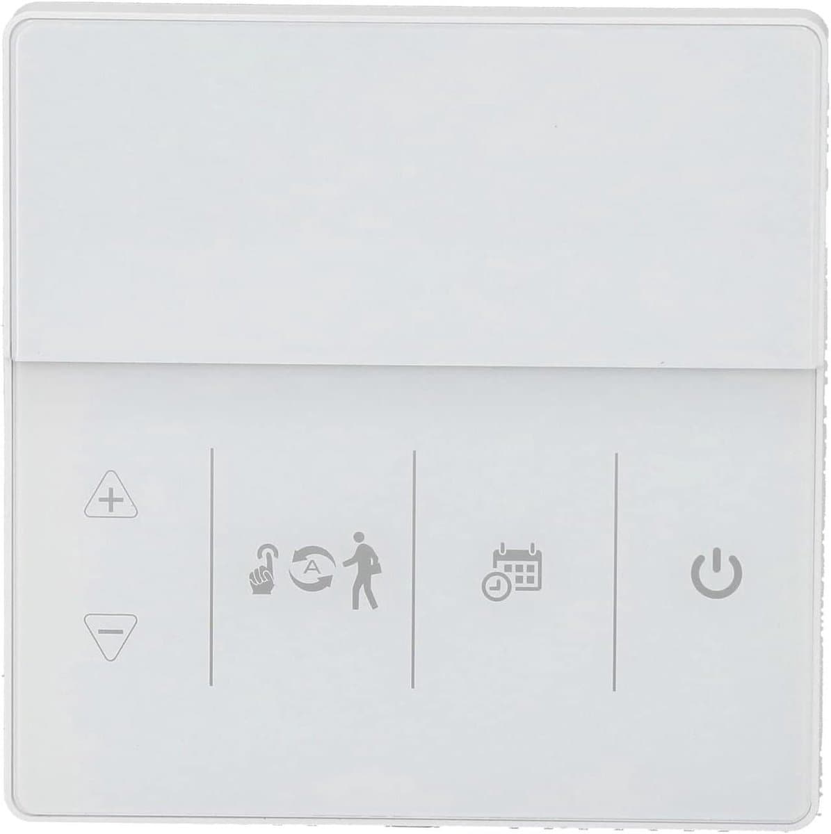 Slimme Thermostaat - Ketelthermostaat Programmeerbaar - Comfortabel Leven - Stembediening Wi-Fi - 86 x 86 mm - Wit — afbeelding 1