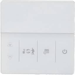 Slimme Thermostaat - Ketelthermostaat Programmeerbaar - Comfortabel Leven - Stembediening Wi-Fi - 86 x 86 mm - Wit — thumbnail 1