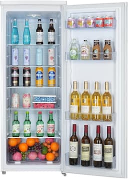 Koelkast - Koelapparaat - Dranken Koelen - 4 Verstelbare Planken - 225 Liter - Wit — thumbnail 3