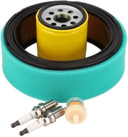 Luchtfilter Revisieset - Geschikt voor KOHLER CV18S/CV23S/CV20S/CH22/CH23 - Inclusief Brandstoffilter/Bougie/Oliefilter - Stabiele Prestaties - Materiaal: IJzer/Rubber - Grasmaaieronderdelen — thumbnail 3