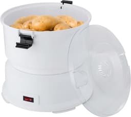 Elektrische Aardappelschilmachine - Automatische Dunschiller - Keukenwerk Vereenvoudigen - Hoog Rendement - 0.8 kg capaciteit - Wit — thumbnail 1