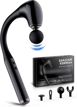 Massage Gun - Spierontspanning Tool - Spierherstel - 10mm Diepe Weefsel Massage - 5 Snelheden - Zwart — thumbnail 1