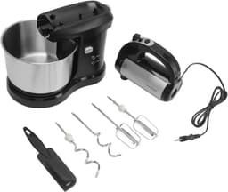 Keukenmixer Elektrisch - Voedselmixer Standmixer - Bakken en Koken - 5 Snelheden Vermogen - 2.5 Liter Kom - Wit — thumbnail 5