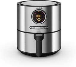 Heteluchtfriteuse XL - Airfryer Frituurpan - Gezond Frituren - 8 Automatische Programma's - 42 Liter - Roestvrij staal — thumbnail 1