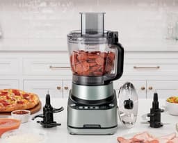 Thuys - Multifunctionele Foodprocessor 850W – 2,1 L – 4 Automatische Programma’s – Hakker, Mixer, Rasp & Deegmixer – Zwart — thumbnail 2