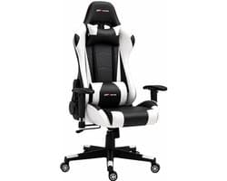 GPRACING PRO - Game Stoel - Gaming Stoel - Ergonomische Bureaustoel - Gamestoel - Verstelbaar - Gaming Chair - Wit