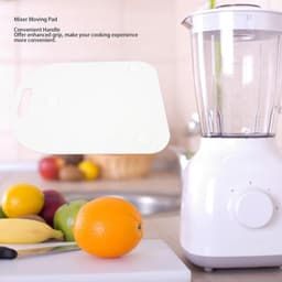Mixer Mat - Apparaat Schuif - Keuken Gebruik - Met Handvat - 41 x 29 cm - Wit — thumbnail 2