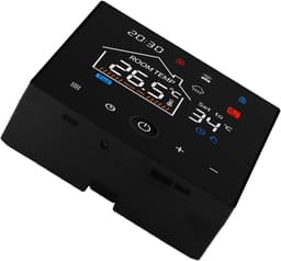 Slimme Thermostaat - Wifi Thermostaat Vloerverwarming - Comfort Verhogend - App Afstandsbediening - 86 x 86 mm - Zwart — thumbnail 4