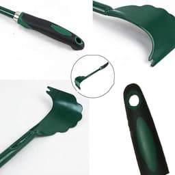 Dekschraper Grasmaaier - Tuin Schraper - Buitenonderhoud Vereenvoudigen - Robuust Staal - 40.5 cm - Zwart — thumbnail 2