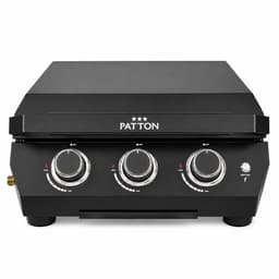 Patton Vigor D300 Plancha Gasbarbecue met Deksel en RVS Bakplaat - 3 Branders — thumbnail 1
