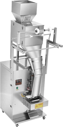 VEVOR Poederverpakkings- en Vulmachine, Volledig Automatische Vulmachine, 10-999 G. Intelligent Wegen, Vullen en Verpakken, Roestvrij Staal, Vrijstaand Model, Ideaal voor Noten, Zaden, Koffiebonen, Specerijen en Granen — thumbnail 2
