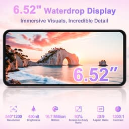 OUKITEL C3 Smartphone-5000mAh-16GB RAM-64GB ROM-13MP-6,52" HD-Android 14-Dual 4G-OTG-GPS — thumbnail 2